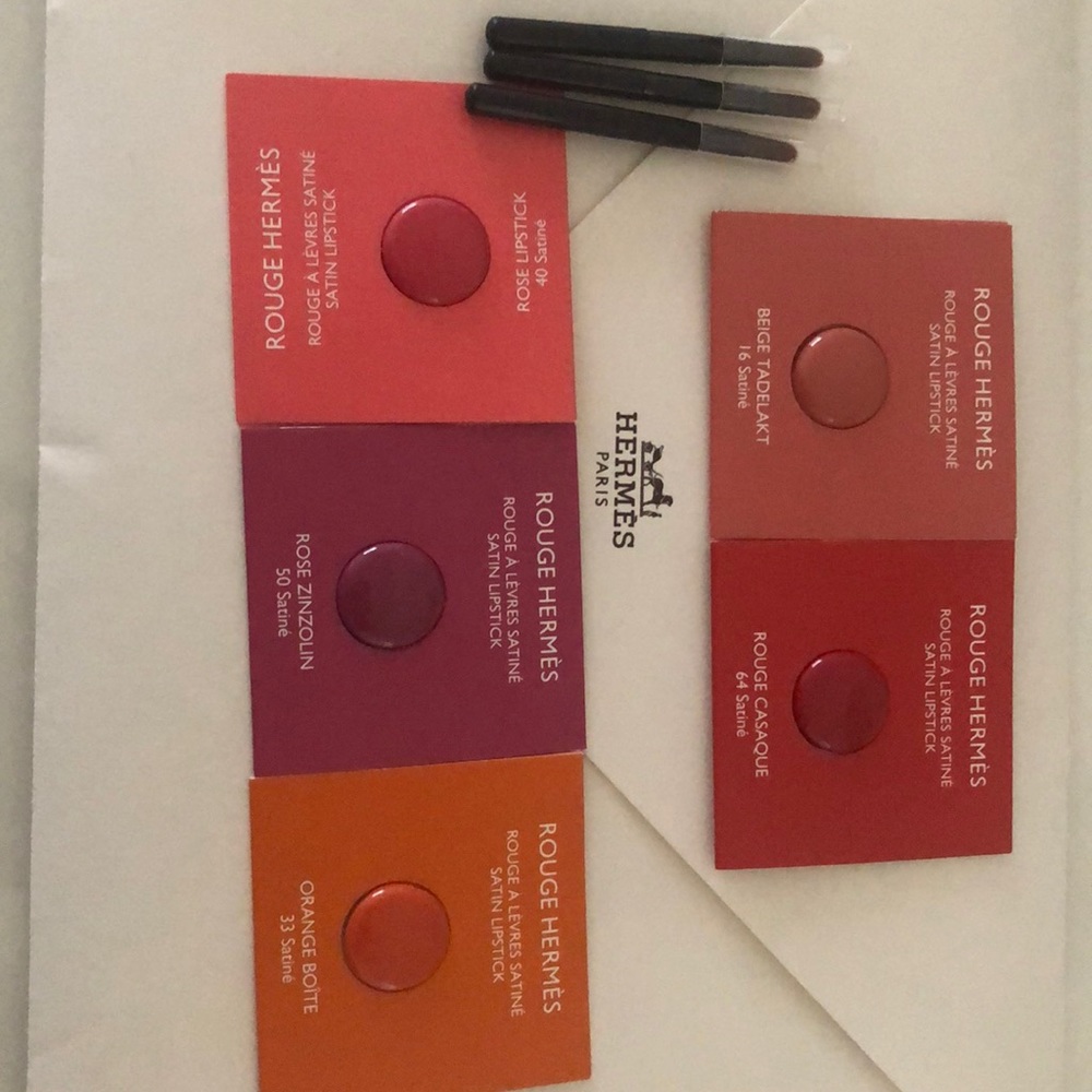 hermes lipstick samples